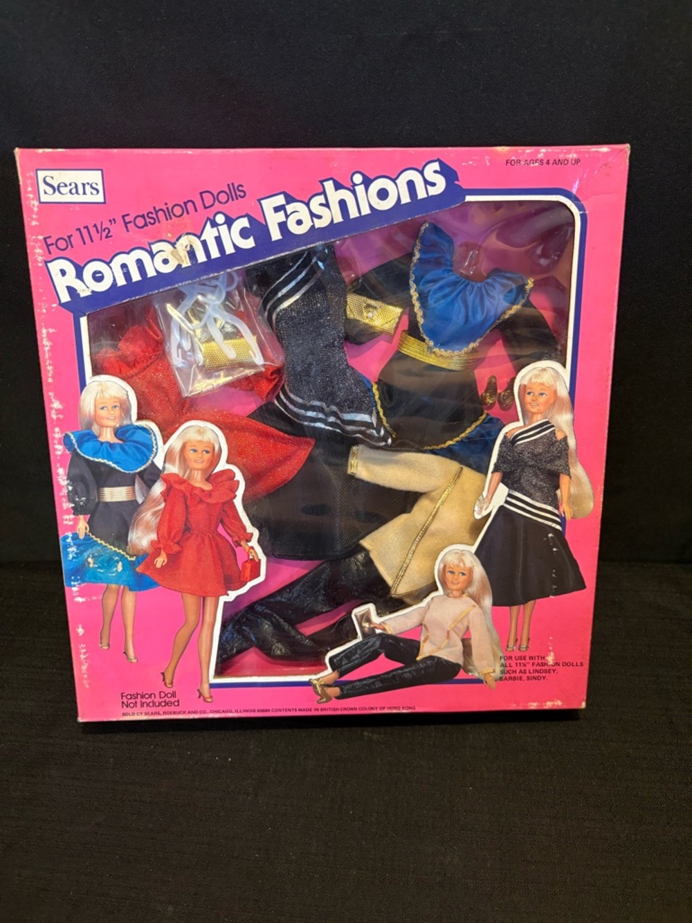 VTG. Sears "Romantic Fashions" 11.5”fashion dolls like Barbie, Lindsey & more